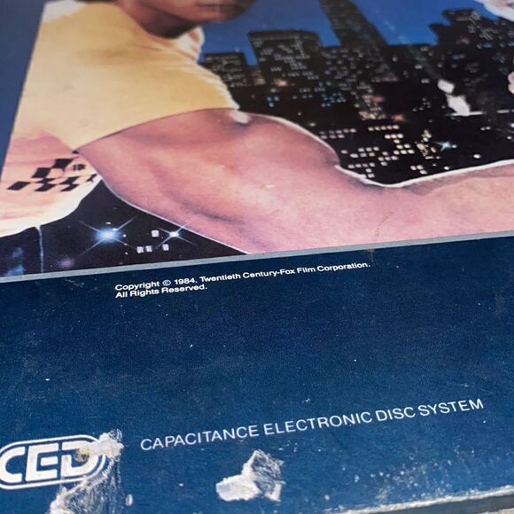 Rhinestone CED Laser Disk Dolly Parton  Sylvester Stallone 80s Not Tested RARE - Picture 3 of 7